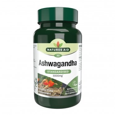 ashwagandha 5000mg food supplement capsules