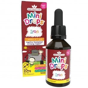 Natures Aid Mini Drops Iron 10mg