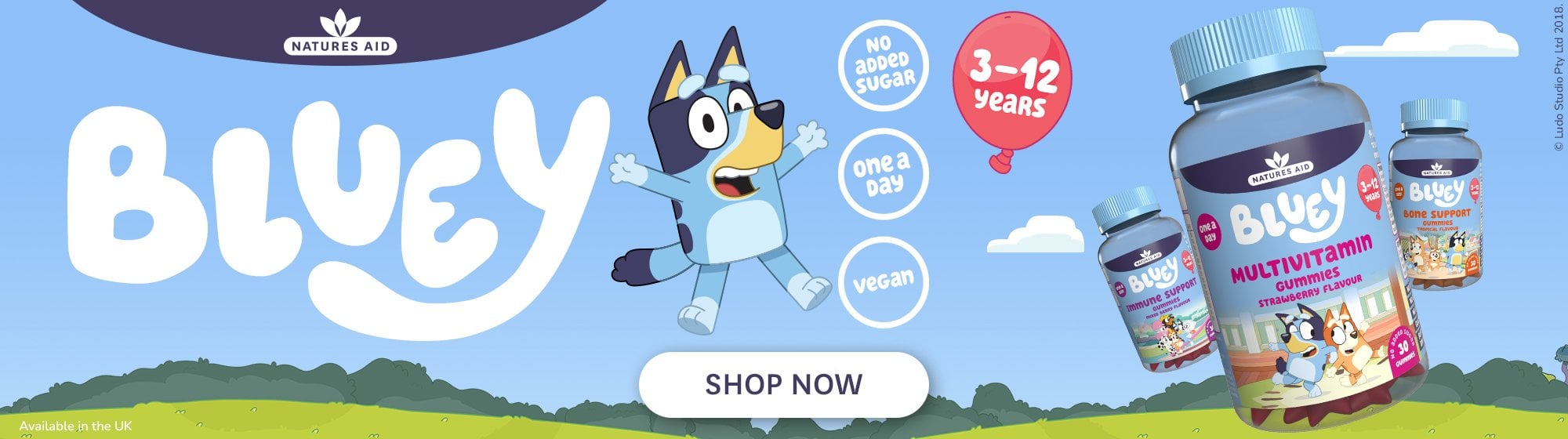 Bluey one a day multivitamins for children